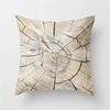 45x45cm Creative Wood Texture Marble Pillowcases Fashion Geometric Cushions Case Farmhouse Home Decor Sofa Couch Throw Pillows