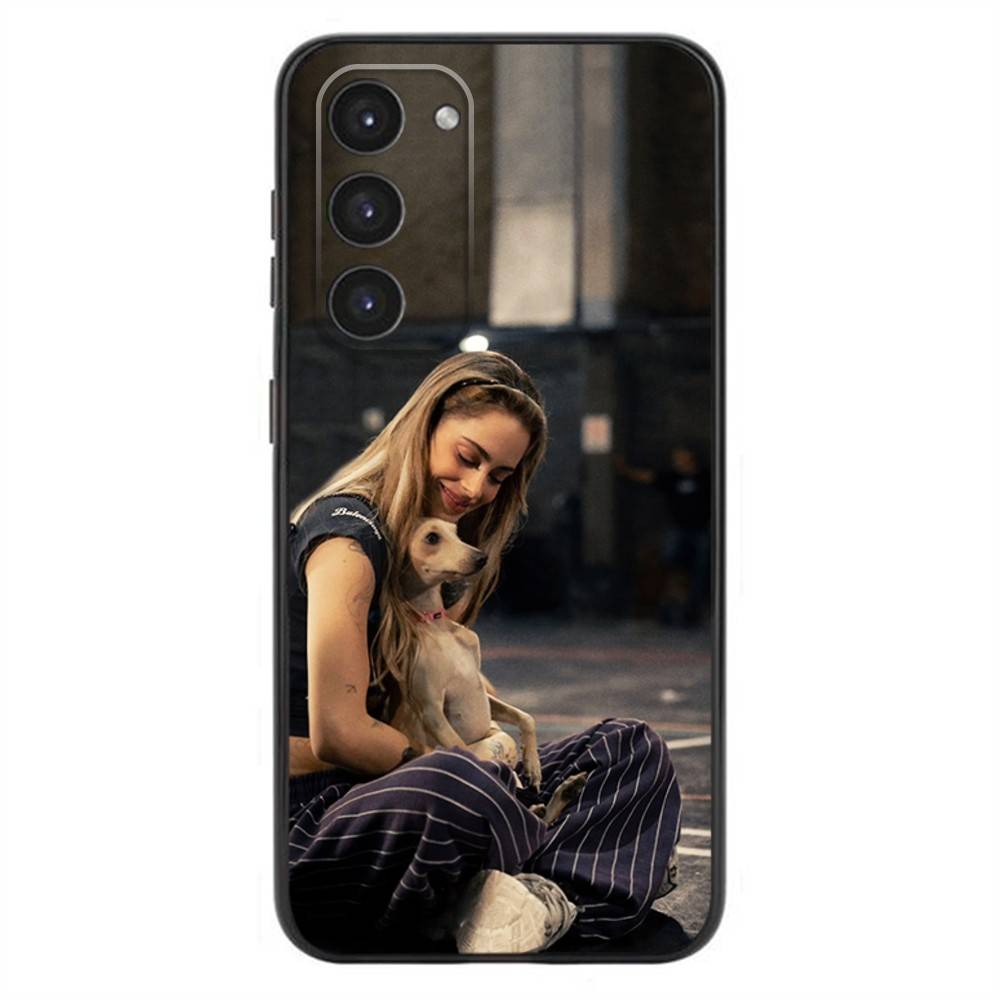 Чехол для телефона Singer T-Tini S-Stoessel для Samsung Galaxy A20, 21s, 22, 31, 32, 52, 53, 72, 73, 80, 91, Мягкий Жидкий Силикон, Черный Чехол