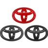 Наклейка-значок 6,5x4,5 см для рулевого колеса автомобиля Toyota Corolla Camry RAV4 Yaris Vios Hilux Prius CHR, логотип в центре, стайлинг