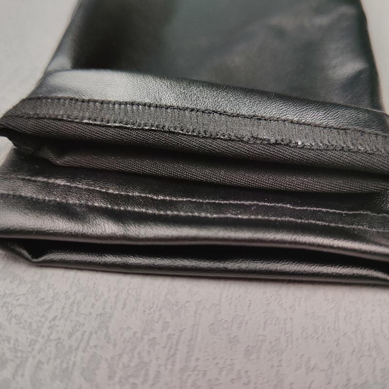 Леггинсы с эффектом пуш-ап на бедрах Nessaj, сексуальные брюки из искусственной кожи, однотонные черные повседневные леггинсы, леггинсы больших размеров