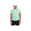 Court Dri-FIT Victory Solid Logo Short Sleeve T-Shirt Kids Tops Teal CV7565-379