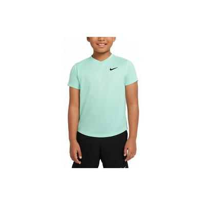Футболка Court Dri-FIT Victory Solid Logo с коротким рукавом, детские топы, цвет бирюзовый CV7565-379