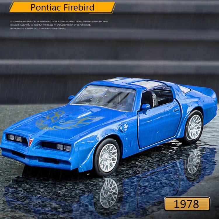 Pontiac Firebird 1978 Ретро Классический Суперкар Симуляция Литой и Игрушечный Транспорт RMZ city 1:36 моделей автомобилей из сплава, подарки для детей