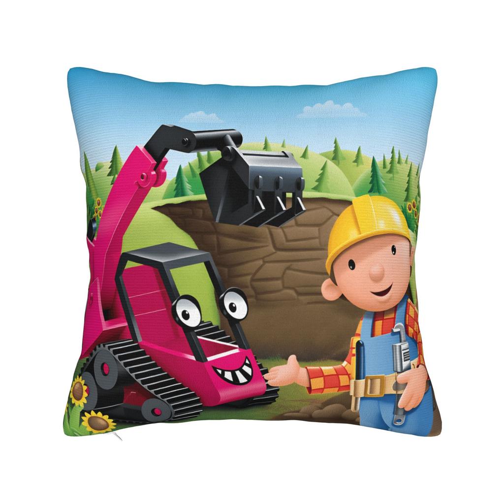 Наволочка Мультяшная B-Bob B-Builder Квадратная Наволочка Для Дивана Спальни Домашний Декор Смешные Наволочки