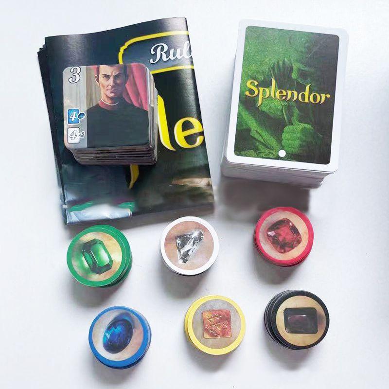 Настольная игра Splendor Полная английская мини-версия Элегантная вечеринка Семейные игральные карты