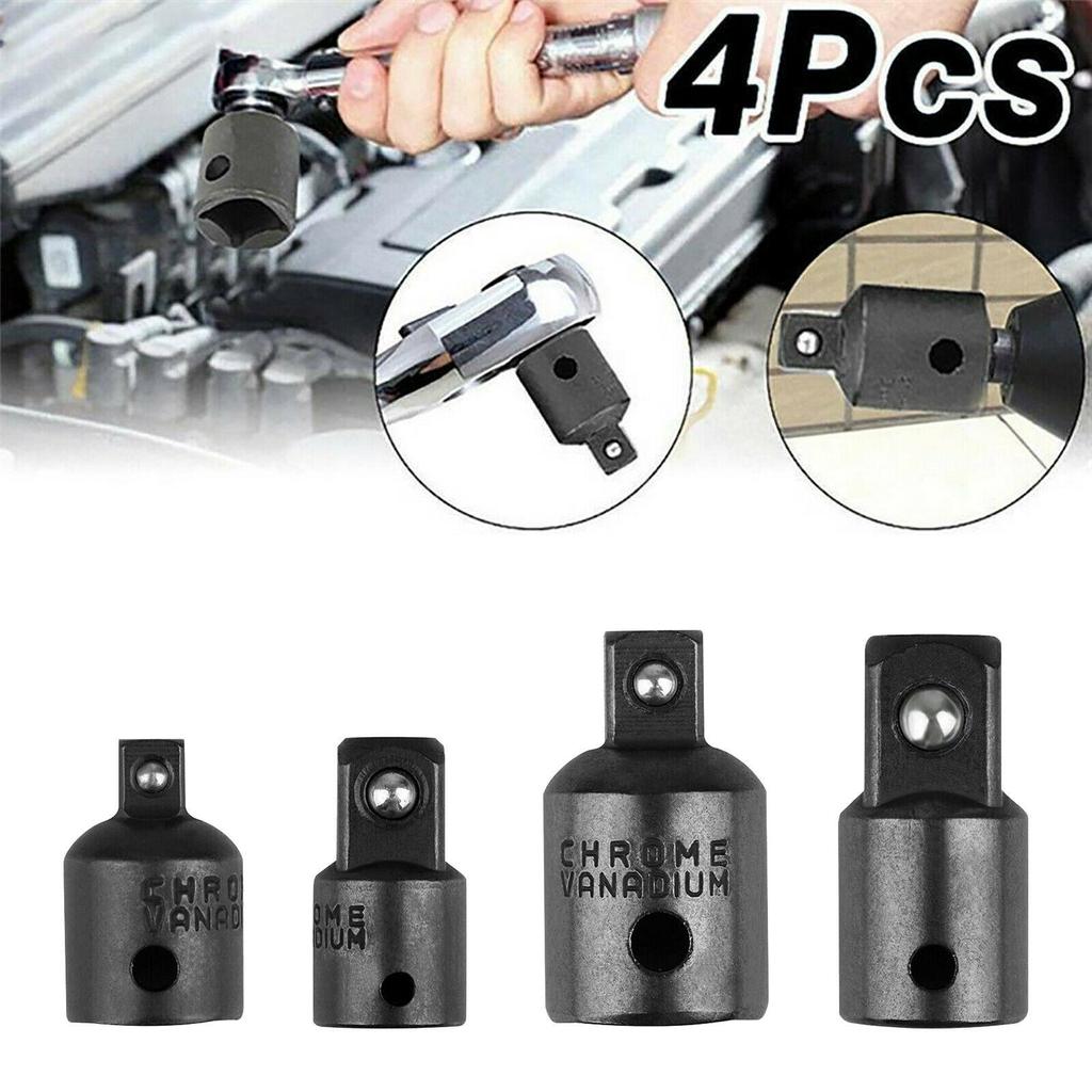 Versatile 14 38 12 Ratchet Socket Adapter Reducer Durable CRV Socket Tools for Bicycle Repair