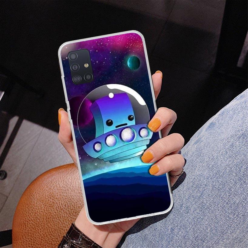 Чехол для телефона Geometry Dash для Samsung Galaxy A52 A32 A22 A12 A51 A31 A50S A30S A20S A10S Note 20 Ultra 10 Plus S10 A72 A71 G