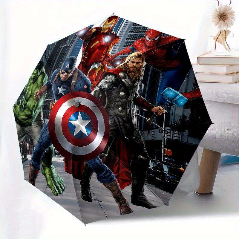 Disney Avengers,Superheroes,Comics High-Quality Umbrella, Eight-Rib Folding Design, Automatic Opening and Closing, Small, Stylish and Practi