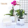 Self Watering Plant Pot with Drainage Holes High Strength Reusable Easy Care Visible Reservoir Indoor Outdoor Planter Pot Flower Vase