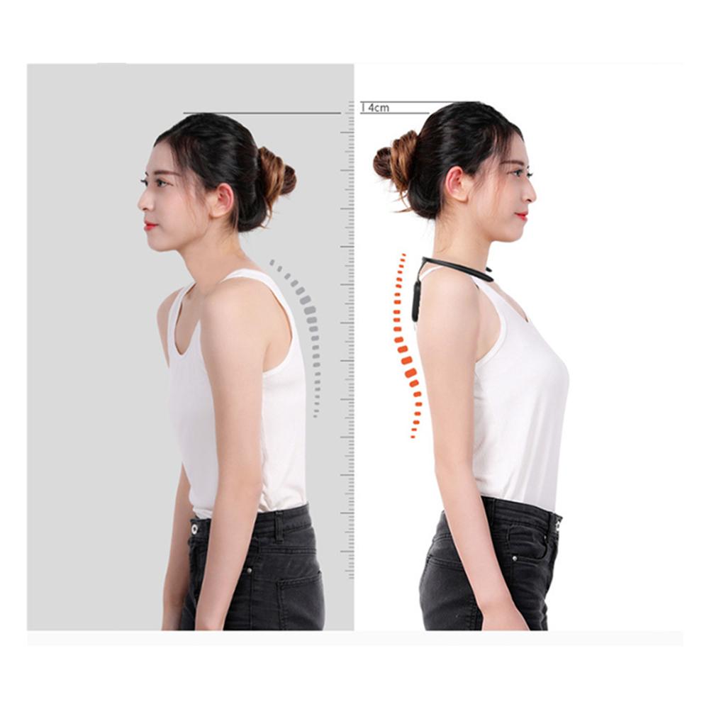 Ортопедический горб с вибрирующим напоминанием для осанки сидя на шее 3,7 В