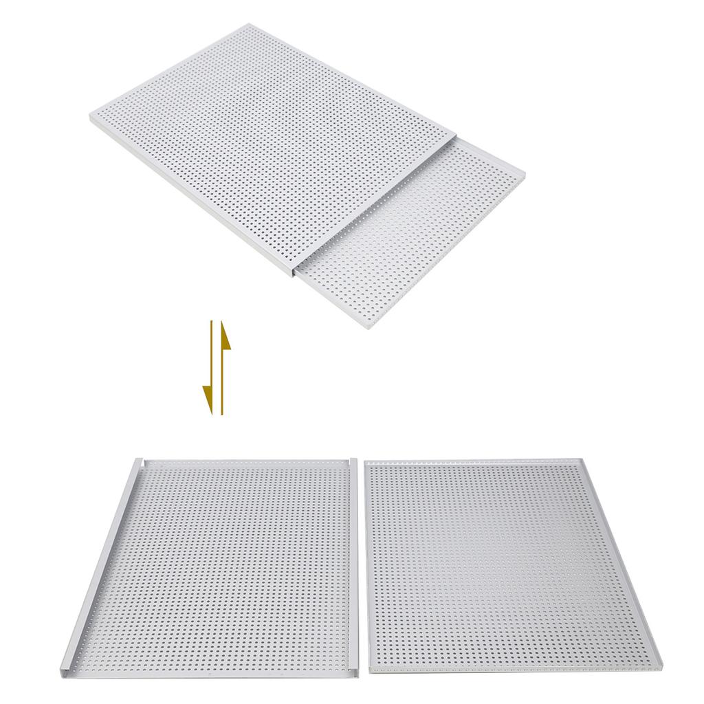 Набор из 2 многоцелевых противней для выпечки, антипригарных противней для слоеного теста, перфорированных прямоугольных форм для миллефея