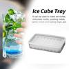 Лоток для льда с крышкой. Лоток для льда. Поворотный дизайн. Форма для льда. Легко очищаемый многоразовый льдогенератор для морозильной камеры.