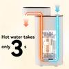 Travel Mini Convenient Essential 3-Second Instant Heating Water Dispenser–Compact  Home Office Making Milk Coffee Hot Water