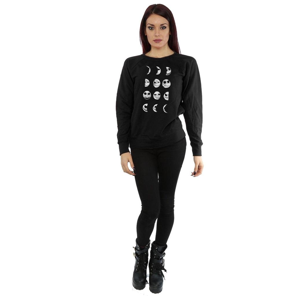 Disney Womens/Ladies Nightmare Before Christmas Jack Moon Sweatshirt