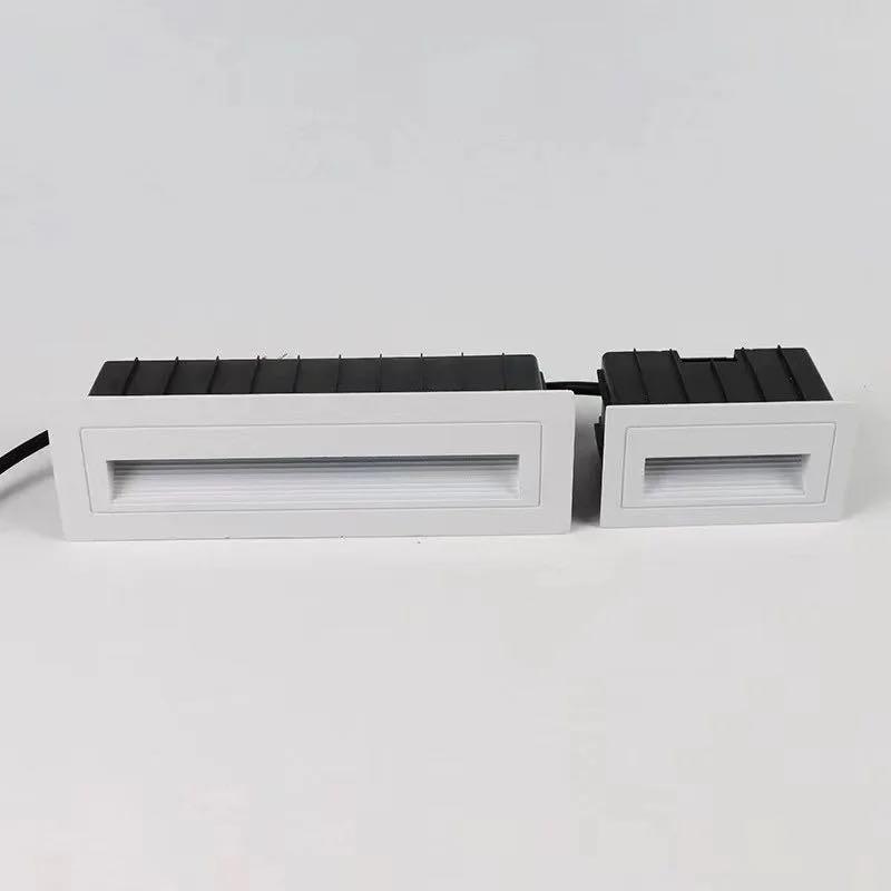 LED IP65 Waterproof Stairs Step Light Outdoor Wall Lamp Corner Garden Street Footlight Recessed for Porch Yard Balcony 220V