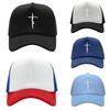 Регулируемая бейсболка с принтом креста, классическая snapback, папина кепка, дышащая кепка с сеткой, кепка для гольфа, рыбалки, активного отдыха, от солнца