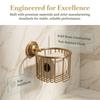 Wall Mounted Toilet Roll Holder Copper Toilet Paper Holder Tissue Holder  Bathroom Organization