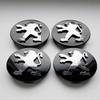 Peugeot Черные Литые Диски Центральные Колпаки Комплект из 4 штук 60 мм 106 107 206 207 306 307 Ступица