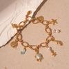 Summer Sea Series Starfish Beaded Bracelet Ornaments Shell Beaded Hand Chain  Women