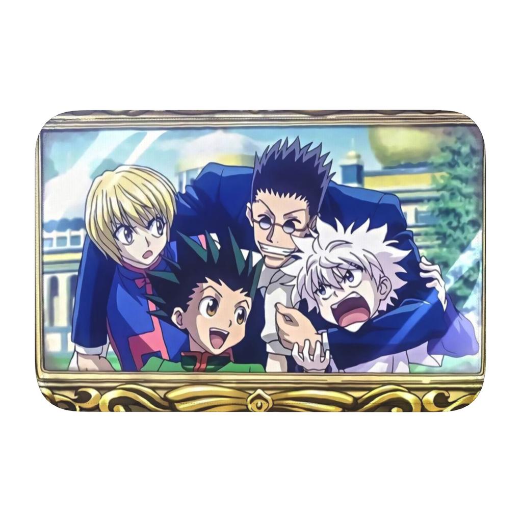 Custom HXH Anime Doormat Non-Slip Entrance Welcome Kitchen Bathroom Floor Door Mat Toilet Living Room Carpet Rug