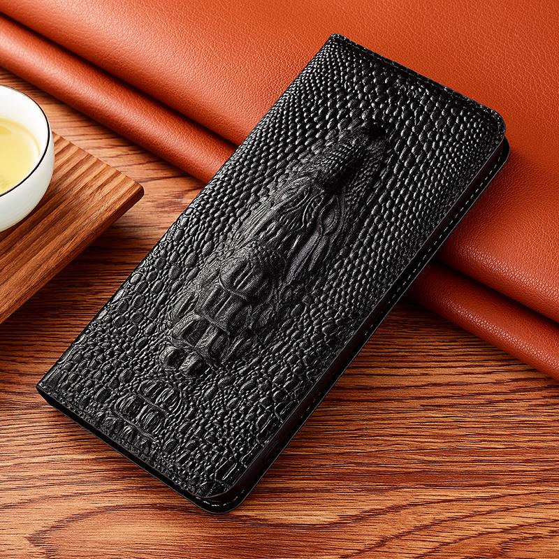 Магнитный Чехол-Книжка из Натуральной Кожи для Honor 50 70 90 200 300 400 500 600 Pro Plus Lite Global