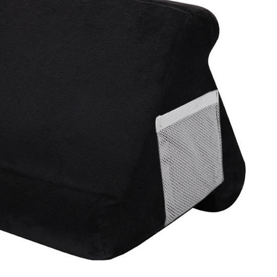 Подушка-держатель для планшета с боковым сетчатым карманом, переносной дорожный офисный стол, кровать, многоугольная подушка для планшета, мягкая подставка для мобильного телефона