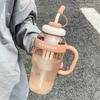Кружка для воды для рабочих-мигрантов, большая емкость, летняя, для мальчиков и девочек, чайная чашка, космическая кружка, офисный питьевой чайник, кружка с соломинкой