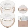 Dalba Waterful Fresh Sun Cushion Original 25g X 2p sPF 50+ PA++++ + Serum Cleanser 15ml Set
