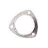 JZZ 4pcs Universal Stainless Steel Triangle Exhaust Pipe Flange Gasket Down Pipe Gasket 2'' 2.5'' 3''