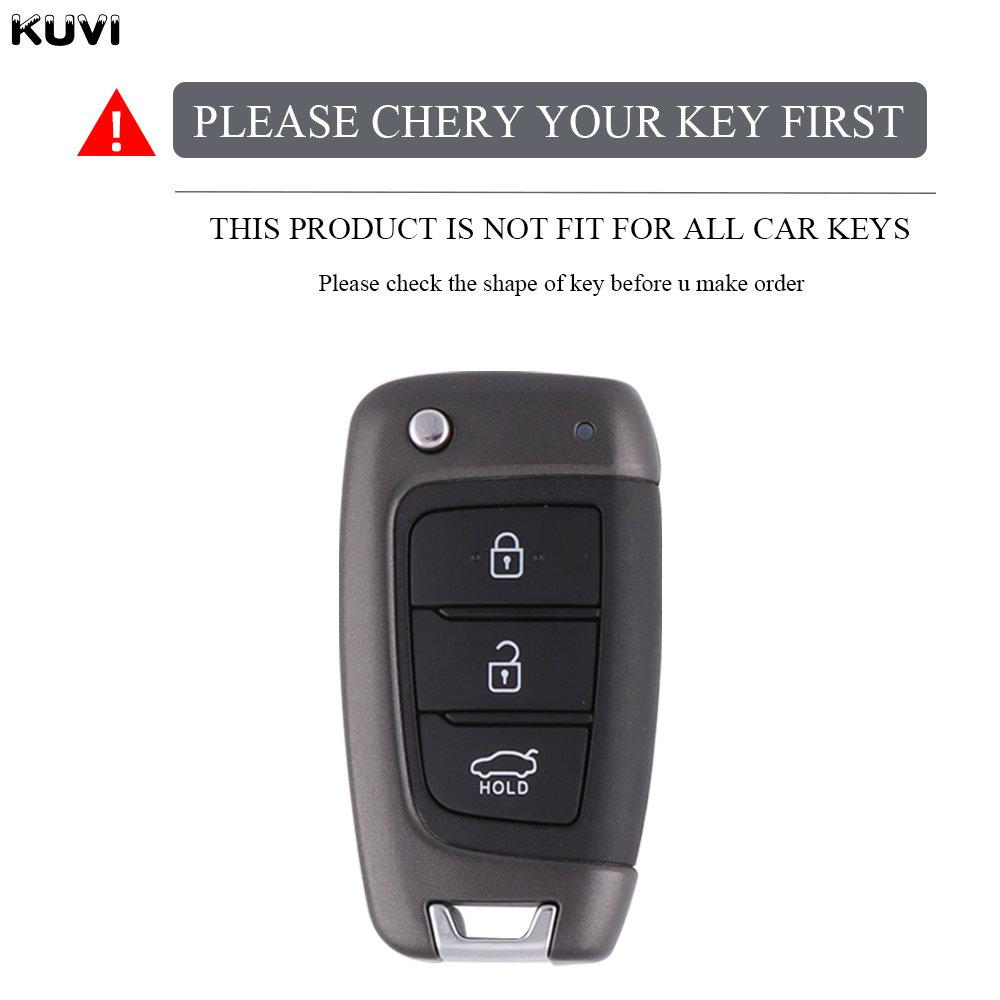 Чехол-футляр из ТПУ для автоключа с откидной крышкой, подходит для Hyundai I30 I35 I40 Kona Elantra Solaris Tucson Genesis Santa Fe Azera, с креплением для брелока, корпус