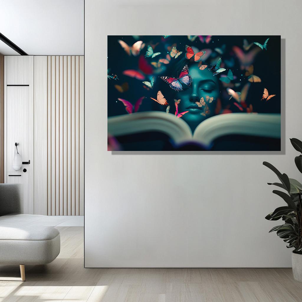 Butterfly Dreams Tapestry Unique Artistic Design for Home Decor Adds Magic and Wonder and Beauty to Any Room