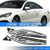 Glossy Black PVC Car Window Decorative Strip Sticker for Mercedes Benz E-Class W207 2009-2016 Exterior Protection Accessory