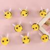 Pack Of 50 Small Bees Decorations Felted Bumblebees For Clothing Hat Bag Crafting Baby Showers Decoration Party Supplies