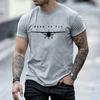 Футболка с графическим принтом самолета Born To Fly Минималистичная Авиация Подарок любителю пилотов Короткий рукав Круглый вырез Простые повседневные Уличная одежда