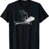 Leonardo Da Vinci Aviation Glider Vintage Sketch T-Shirt
