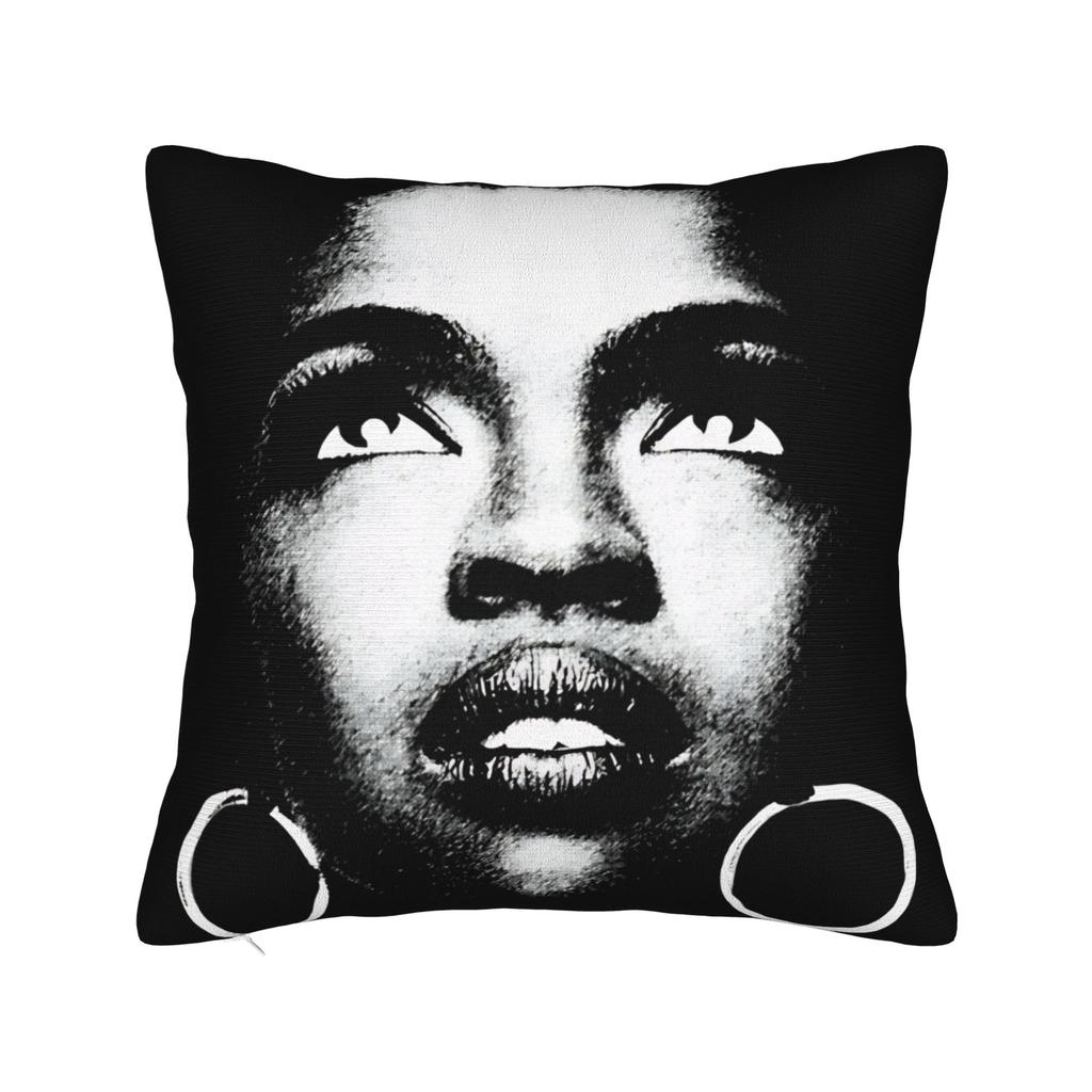 Подушки с принтом The Miseducation of Lauryn Hill Fugees Современная наволочка для стула, дивана, домашнего декора Уютный чехол для подушки
