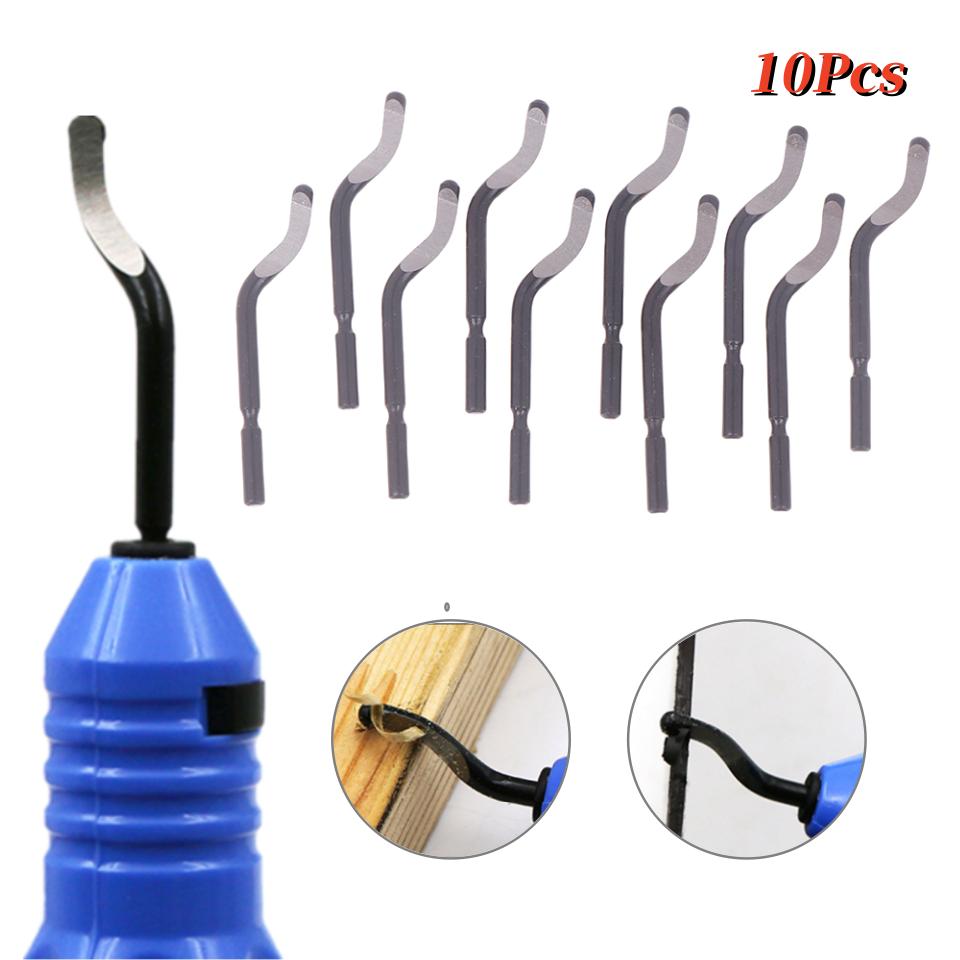 10 шт. Снятие заусенцев с края медной трубы Нож для обрезки Скребок Лезвие BS1010 Скребок для обрезки Инструменты для снятия заусенцев