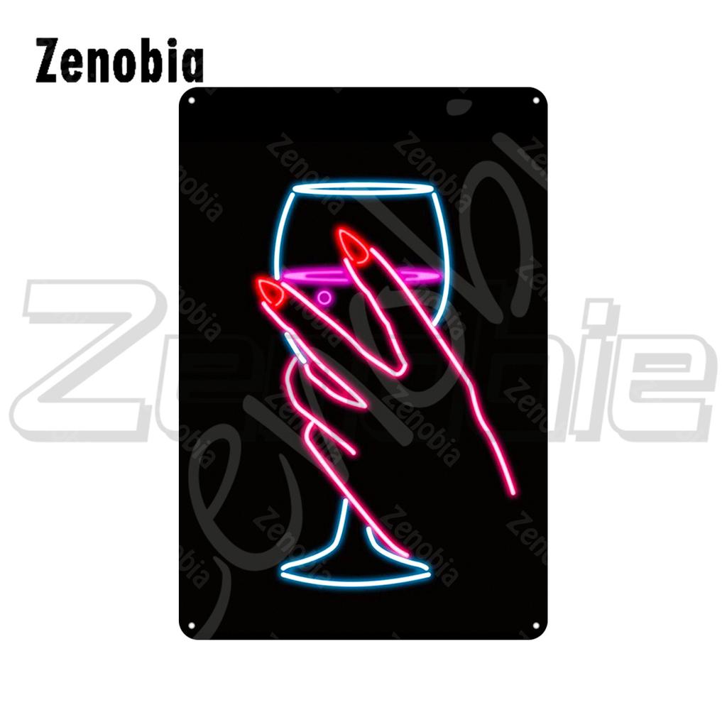 Металлический настенный декор с подсветкой, жестяные вывески, винтажная табличка, портрет с изображением кофе, вина, пива и живой музыки, металлический постер для домашнего декора