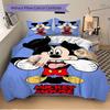 3pcs Disney Mickey Bedding Set, Includes Quilt Cover and Pillowcases, Suitable for All Seasons, Machine Washable, Ideal Gift for Family and