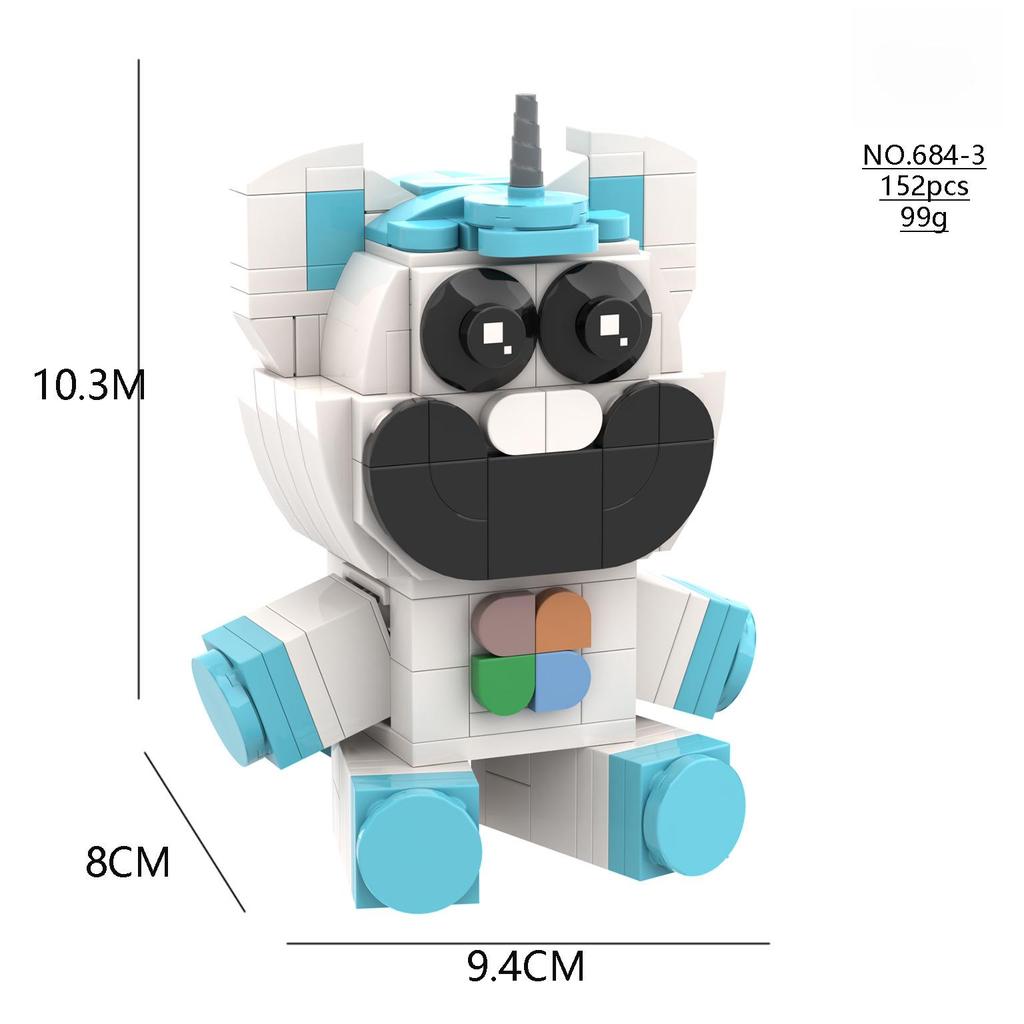 Poppy3 Улыбающиеся существа: Строительные блоки Sleepy Cat