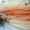 100D Chiffon Fabric Gradient Color Organza Tulle Fabric For Diy Ancient Style Hanfu Dress Stage Dance Costume  Drape Decor Craft