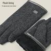 JIUMU Men's Touchscreen Fleece-Lined Wool Gloves