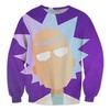 And Womensmens Rick Morty Funny 3d Print Casual Sweatshirt Hoodies Top Pullover