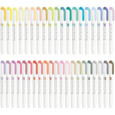 Набор Zebra Mildliner № Включает 1 пробный блокнот 40 цветов (Полный комплект, Футляр, Индивидуальный)