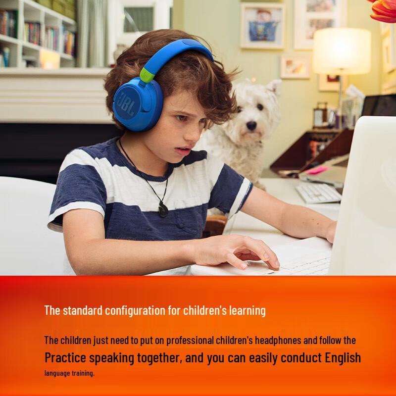 JBL JR460NC Kids' Bluetooth Noise-Cancelling Headphones