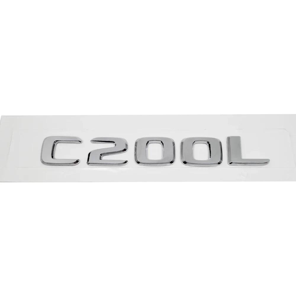 ABS C200 C200L C230 C250 Trunk Rear Logo Badge Emblem Sticker For Mercedes Benz C Class W201 W202 W203 W204 W205 AV1