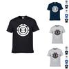 Premium Cotton Blend Short Sleeve T-shirt With Element Printing For Men Unisex