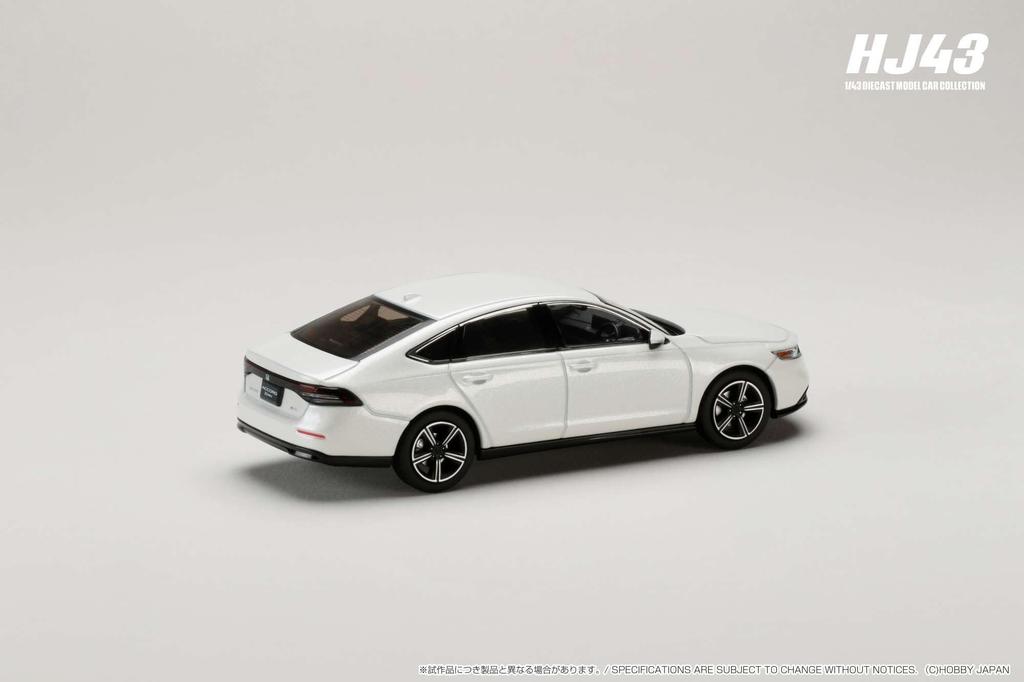 HJ43 Honda Accord Platinum White Pearl Finished Product 1/43