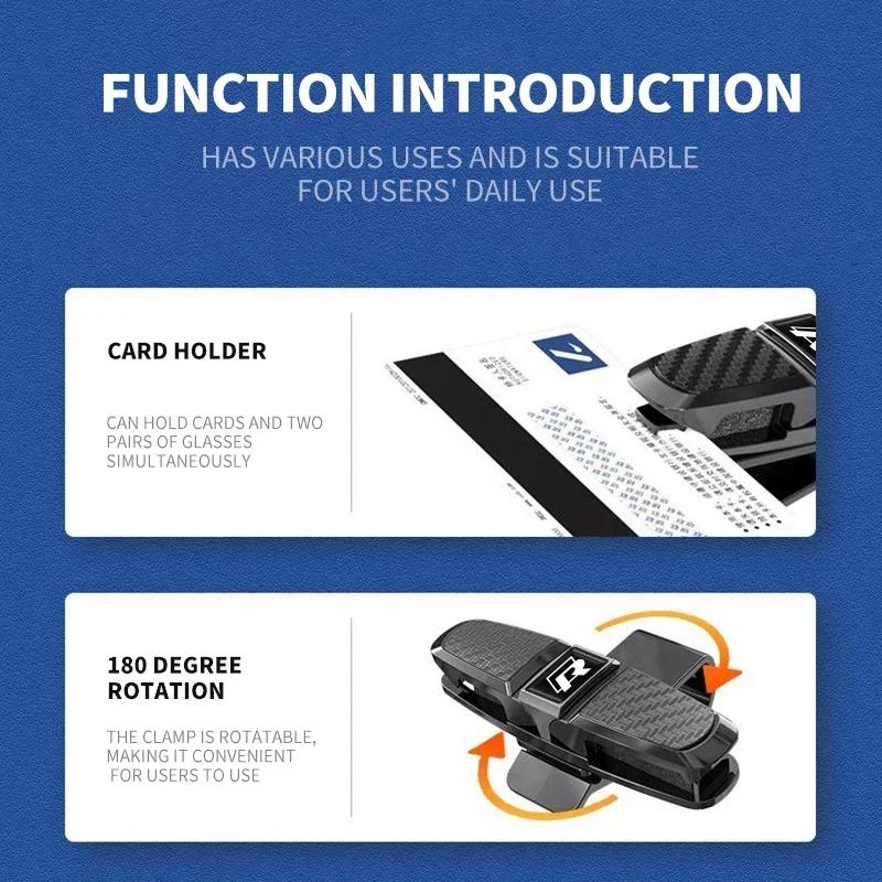 2026 New For VOLKSWAGEN VW Car Sun Visor Sunglasses Clip Car Glasses Holder Glasses Holder for Volkswagen VW Jetta R-line GTI R