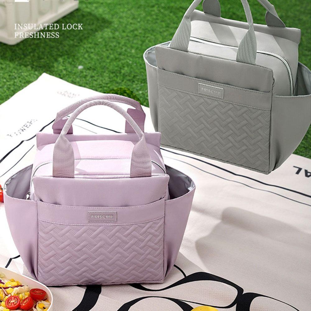 Reusable Picnic  Bag Thermal Food Cooler Bag Multifunctional Insulated Lunch Bag  Travel